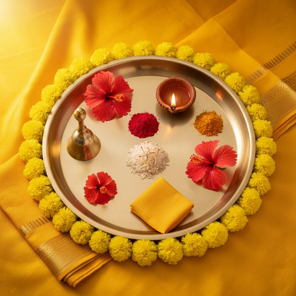 Lal-Pushp Mala Arpan