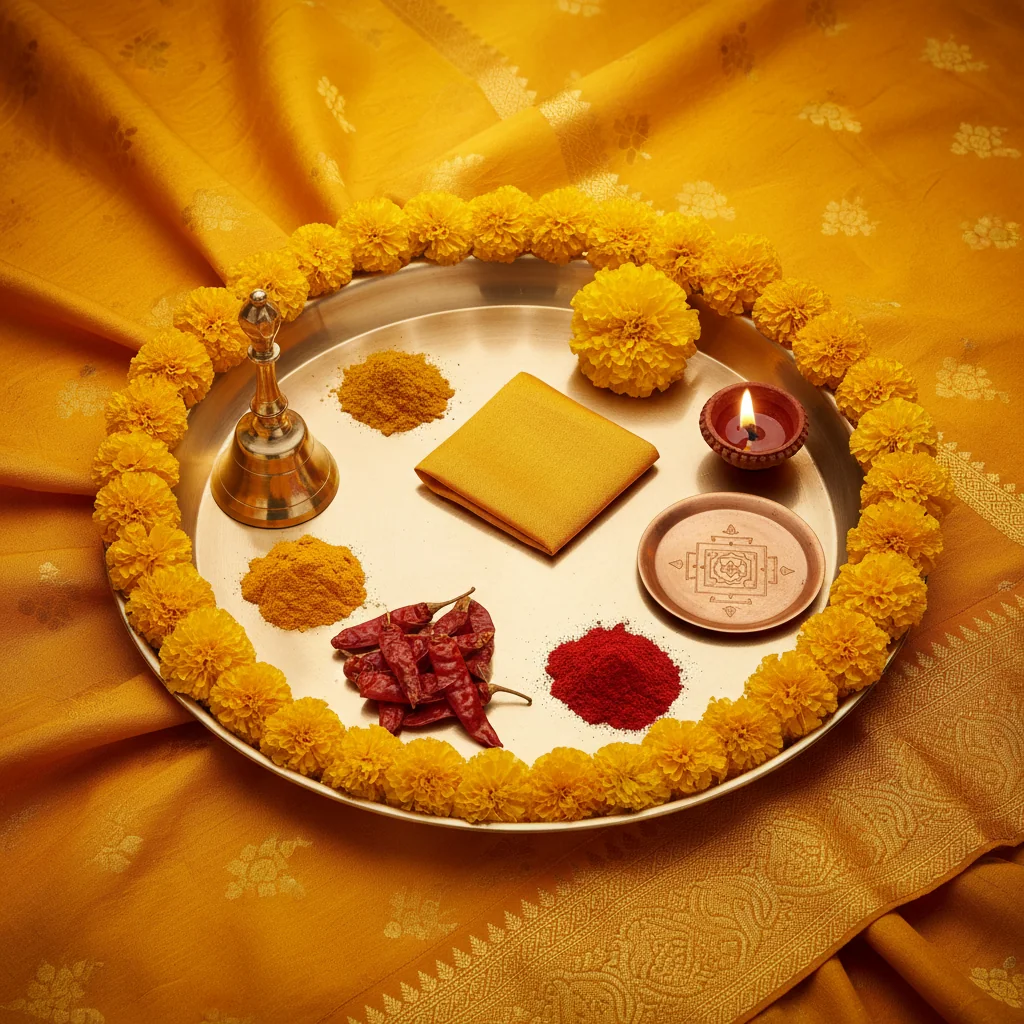 Stambhan Mirchi Hawan Thali