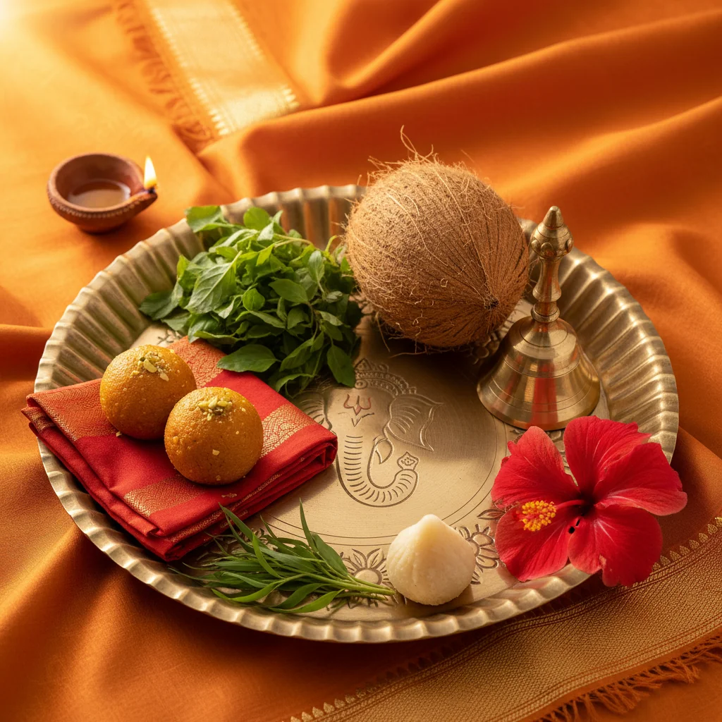 Tri-Ganesh Vighna-Haran Thali