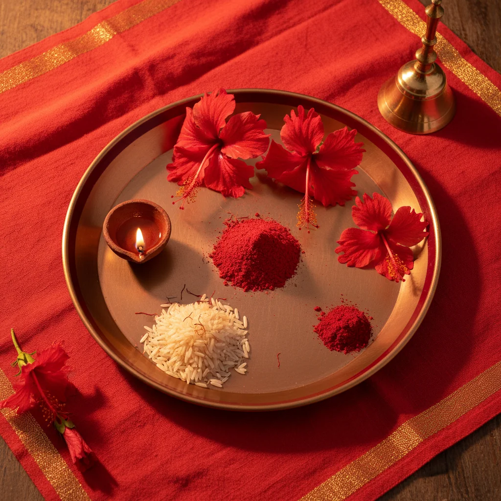 Lal-Pushp Mala Arpan