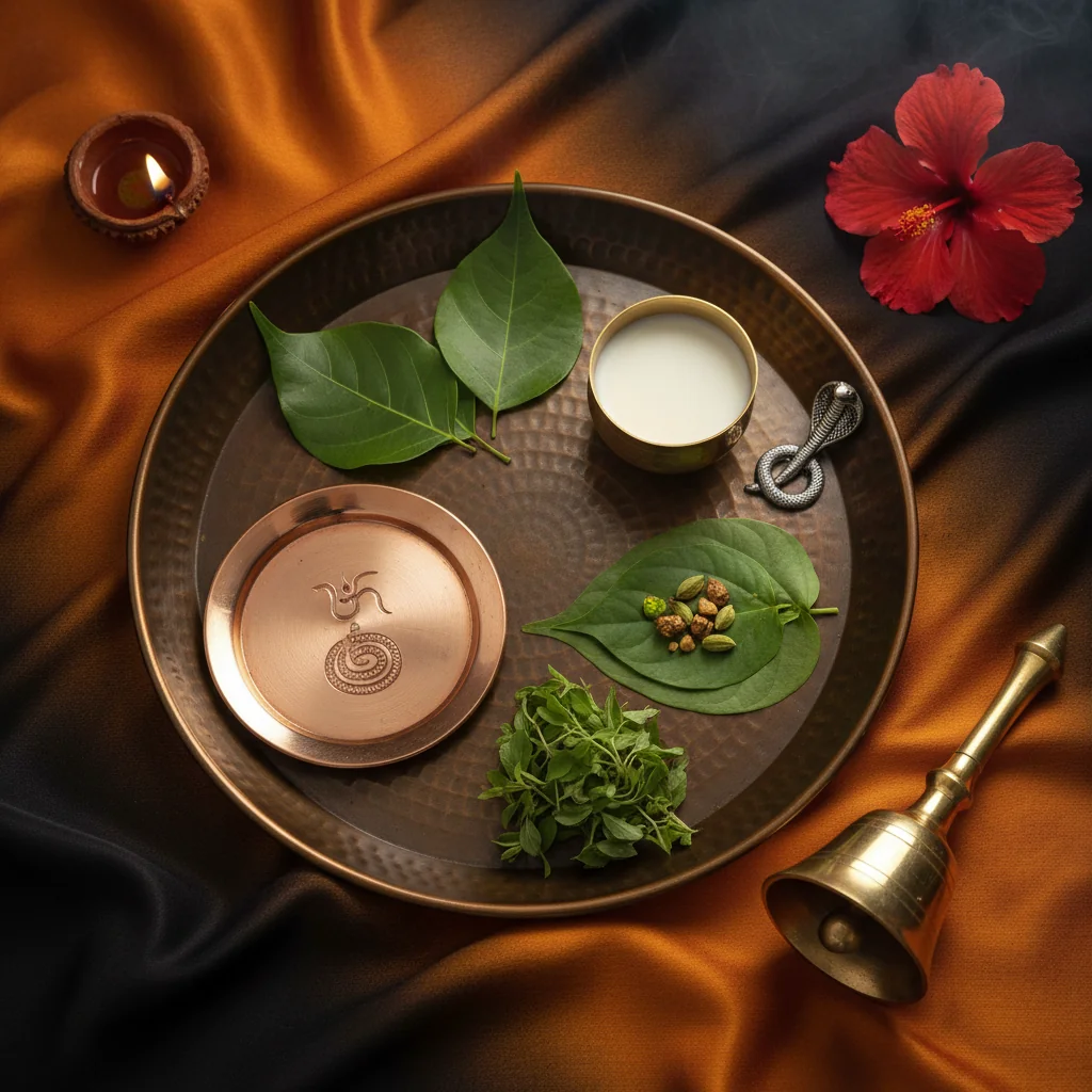 Tri-Netra Karkotak Naag Thali